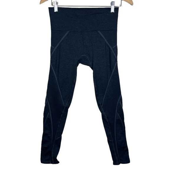 Athleta Womens Embodiment Black Seamless High Rise Leggings Tight Size Large - Picture 1 of 9